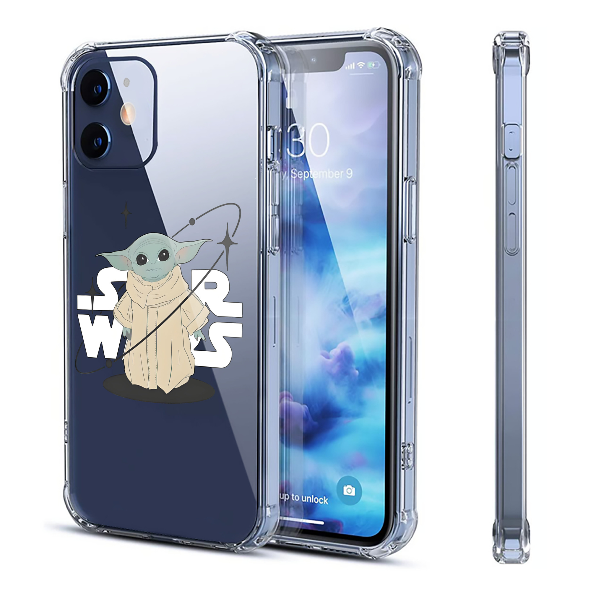 （画像用） スター・ウォーズ Star Wars 【iPhone 12シリーズ対応】透明スマホケース（クリアソフトケース）